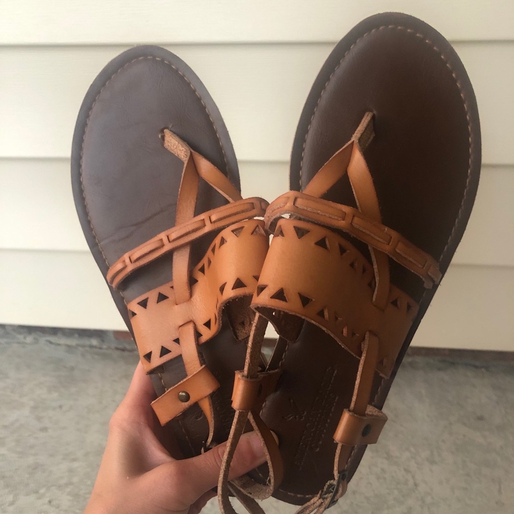 Women’s American Eagle Brown Sandals, Size 6 1/2